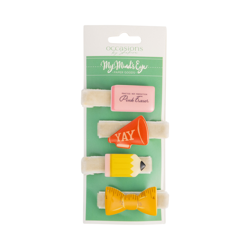 Back to School Barrettes