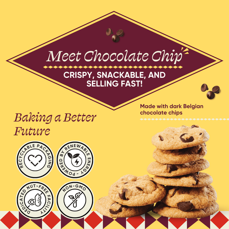 Fancypants Chocolate Chip Cookies - 5oz - Needle and Grain