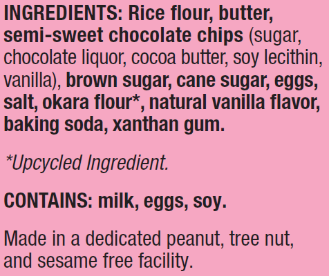 Fancypants Gluten-Free Chocolate Chip Cookies | Certified GF 5oz - Needle and Grain