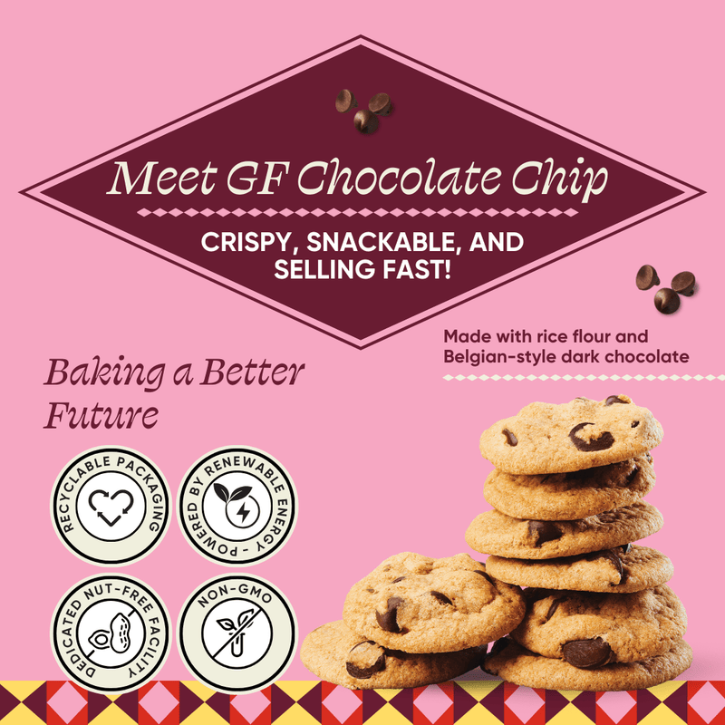 Fancypants Gluten-Free Chocolate Chip Cookies | Certified GF 5oz - Needle and Grain