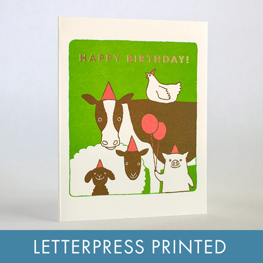 Farm Birthday Card - Needle and Grain