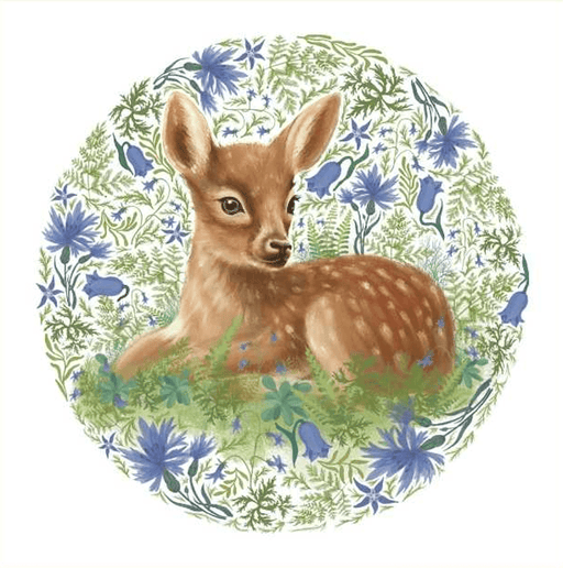 Fawn Art Print Card - Needle and Grain