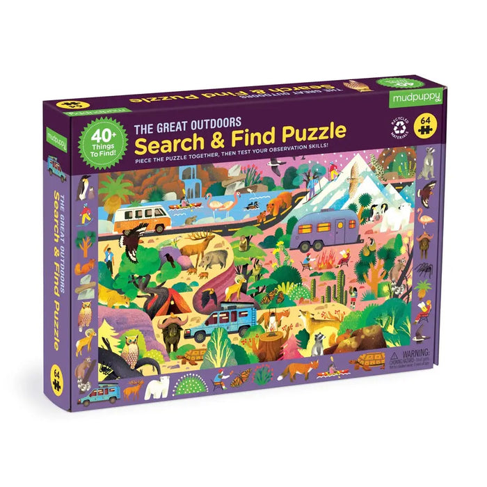 Great Outdoors (64 Piece) Search and Find Puzzle