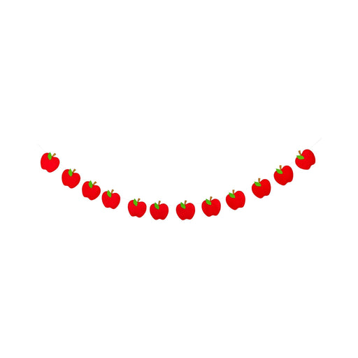 Felt Apple Banner - Needle and Grain