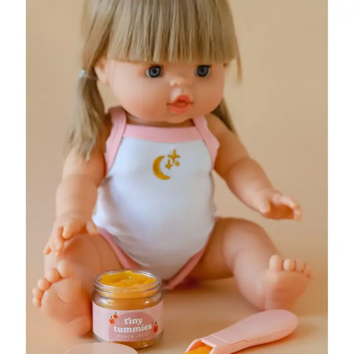 Tiny Tummies - Peach Jelly Food Jar and Spoon