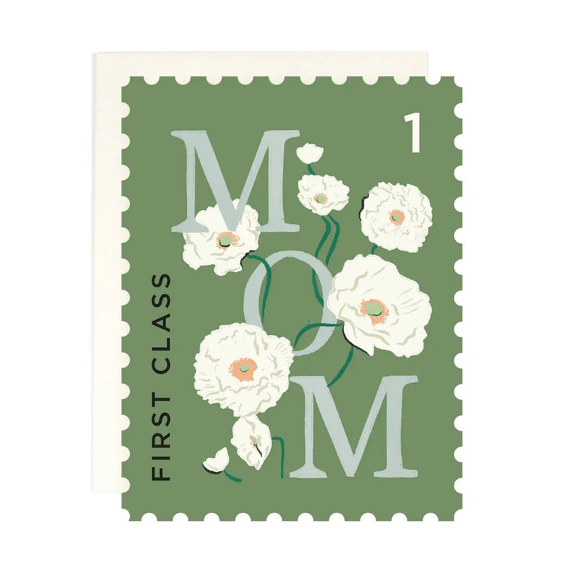 First Class Mom Card - Needle and Grain