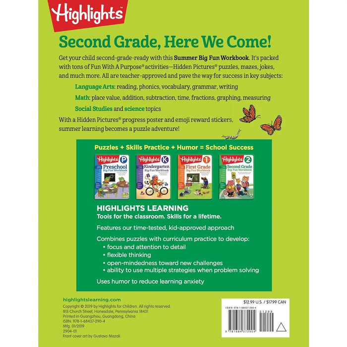 Summer Big Fun Workbook Bridging Grades 1 & 2