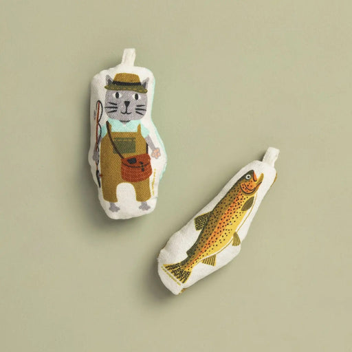 Fisher Kitty Cat Toy Set - Needle and Grain