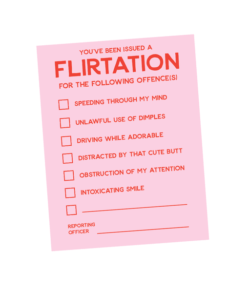Flirtation Notepad - Needle and Grain