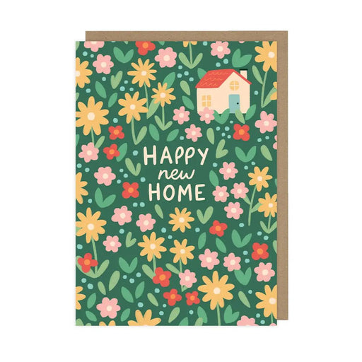 Floral Spring New Home Card - Needle and Grain