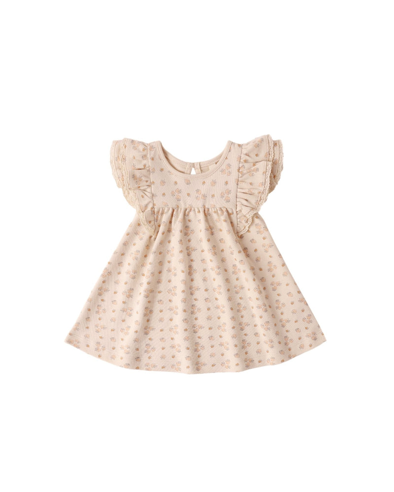 Flutter Dress in Strawberries - Needle and Grain