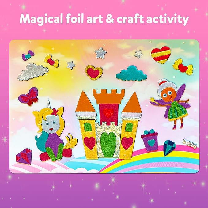 Foil Fun - Unicorn and Princess Craft Kit - Needle and Grain