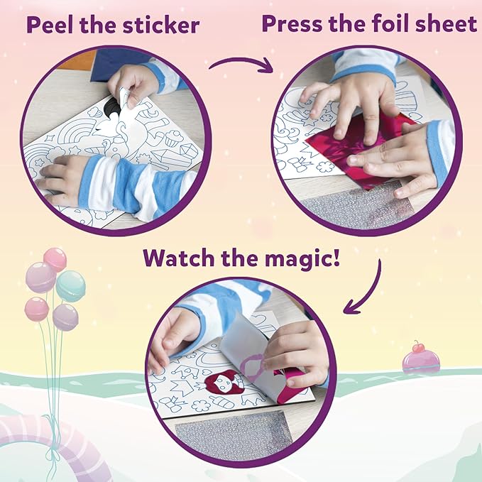 Foil Fun - Unicorn and Princess Craft Kit - Needle and Grain