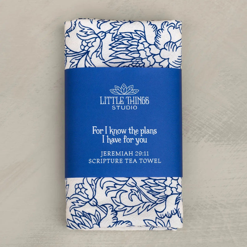 For I Know The Plans Tea Towel - Needle and Grain