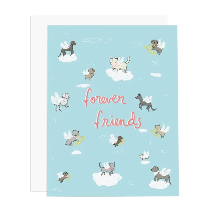 Forever Friends Dog Heaven Greeting Card - Needle and Grain