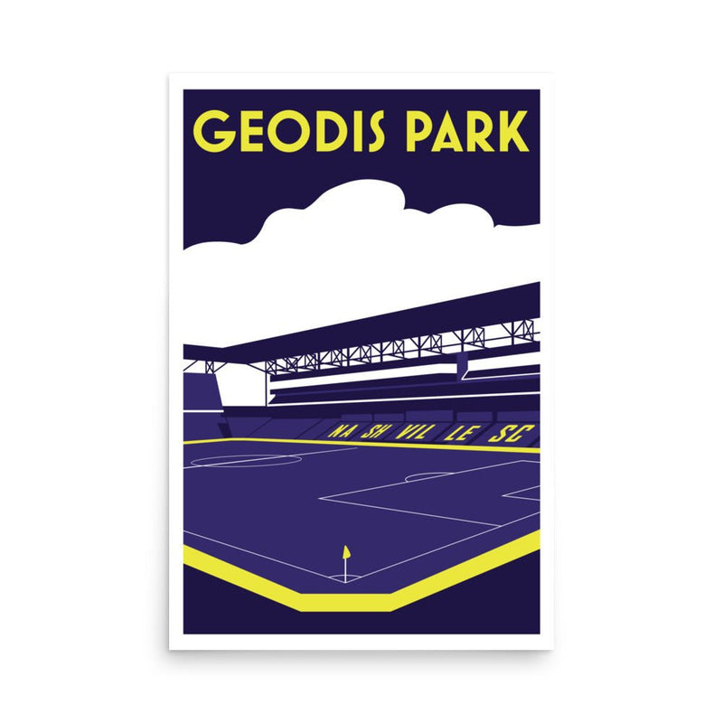 Geodis Park Art Print - Needle and Grain
