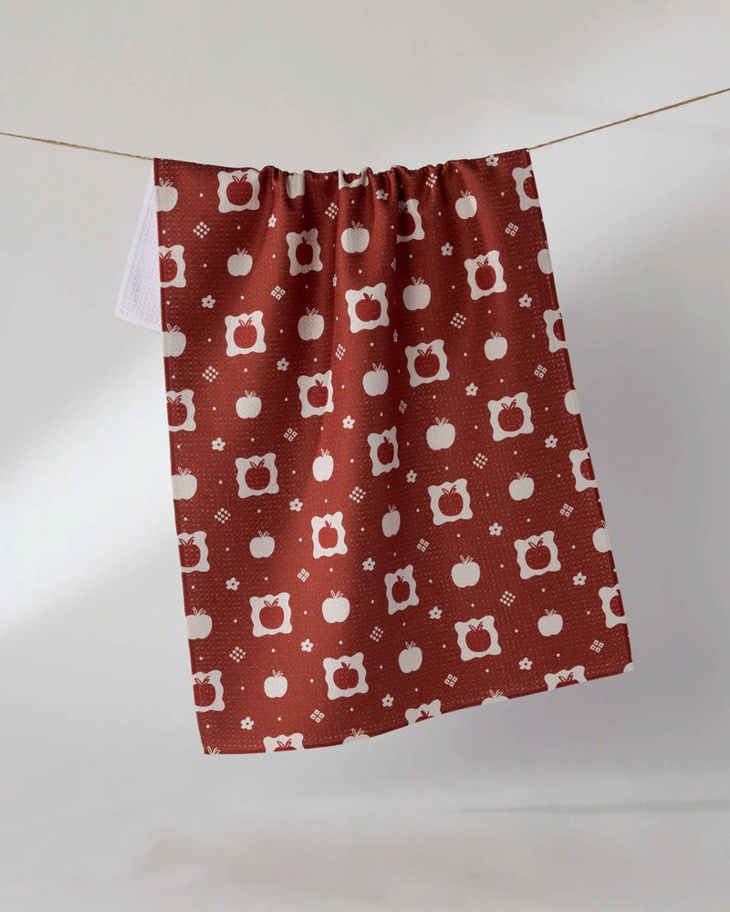 Geometry Cider Mill Tea Towel - Needle and Grain