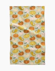 Geometry Pumpkins And Gourds Tea Towel - Needle and Grain