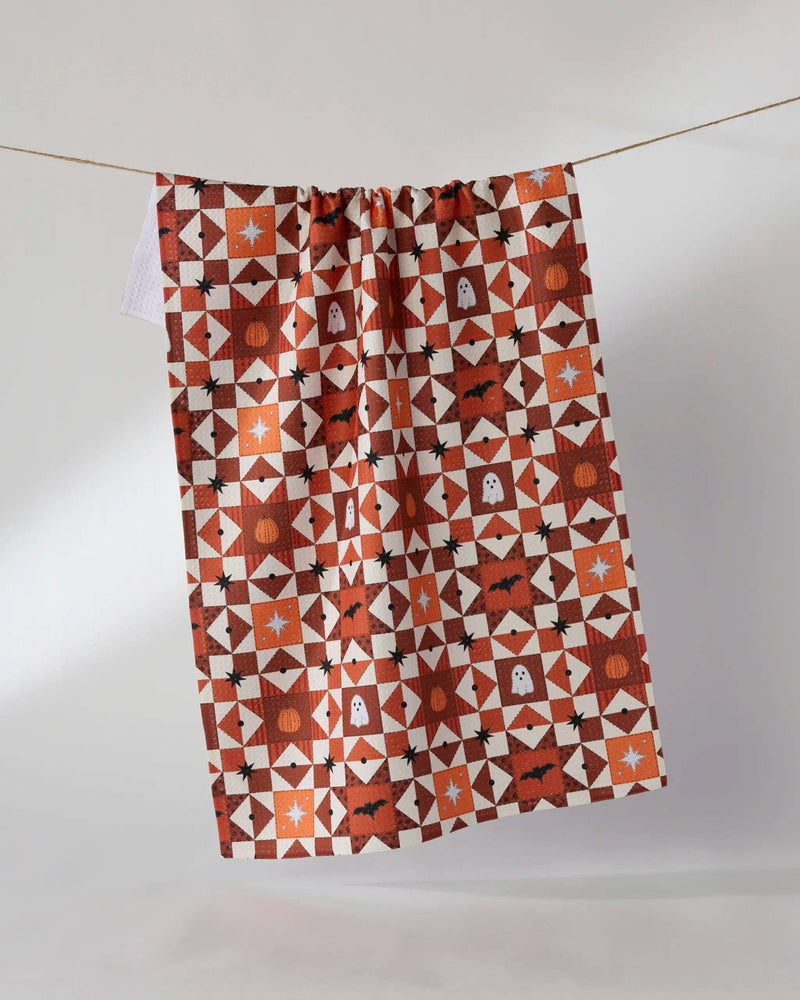 Geometry Quilt Work Tea Towel - Needle and Grain
