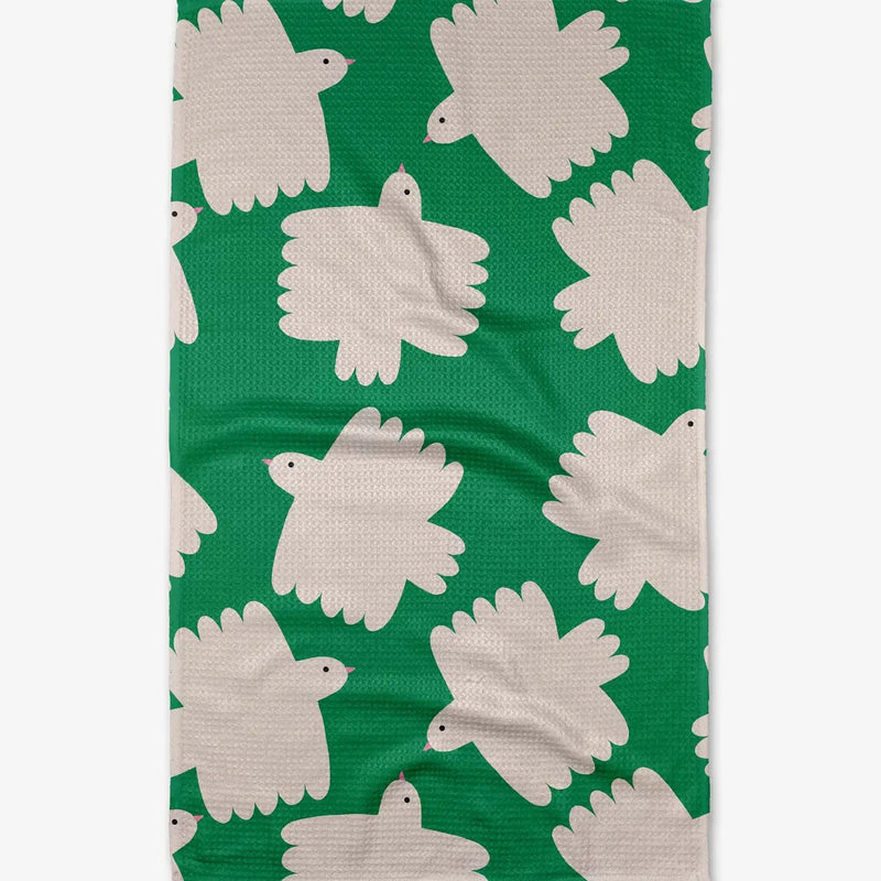 Geometry Tea Towel - Birds - Needle and Grain