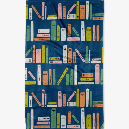 Geometry Tea Towel - Bookish Stripes - Needle and Grain