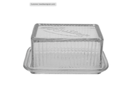 Glass Butter Dish - Needle and Grain