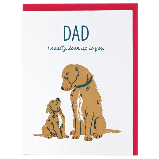 Golden Retrievers Father's Day Card - Needle and Grain