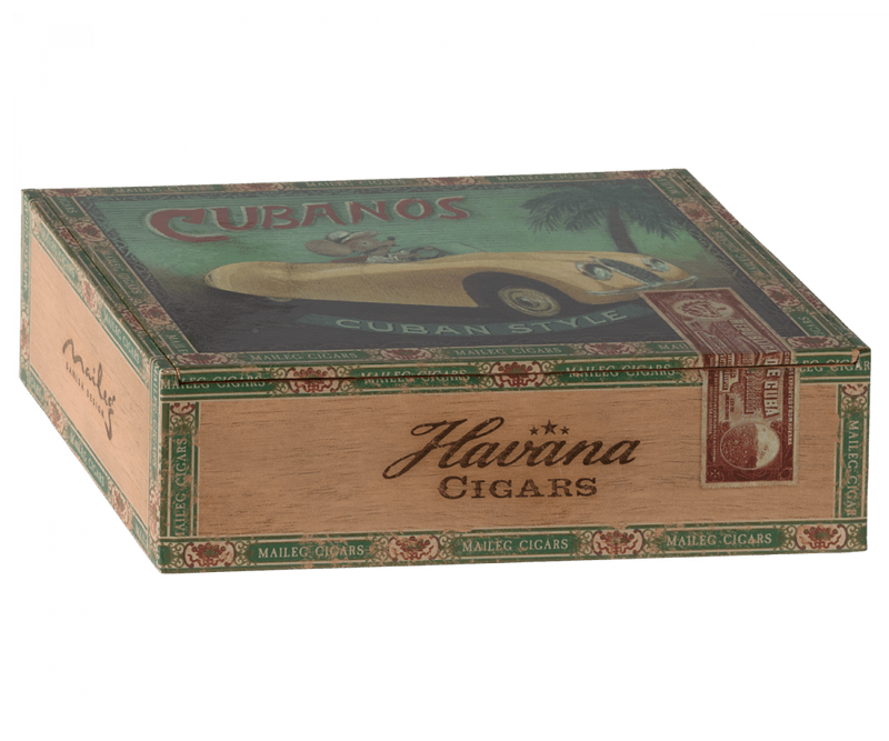 Grandma & Grandpa Mice in Cigarbox - Needle and Grain