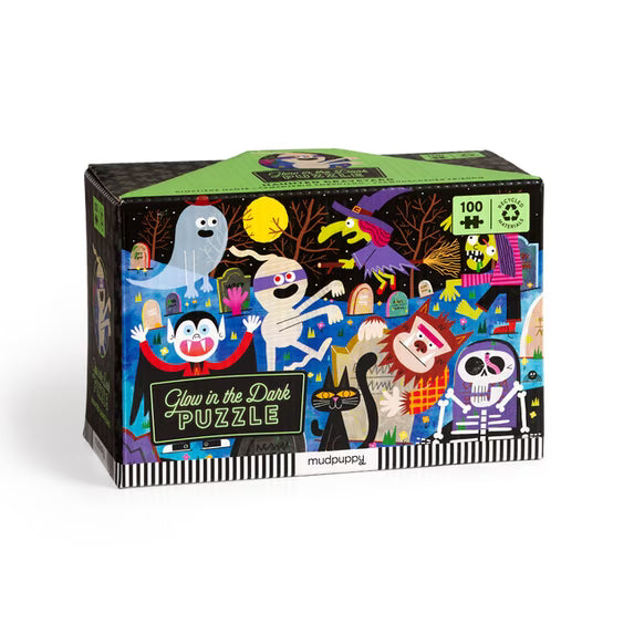 Glow in the Dark Puzzle - Haunted Graveyard
