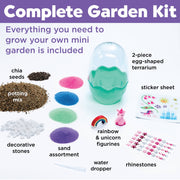 Grow a Mini Garden – Unicorn - DIY Craft Kit for Kids - Needle and Grain