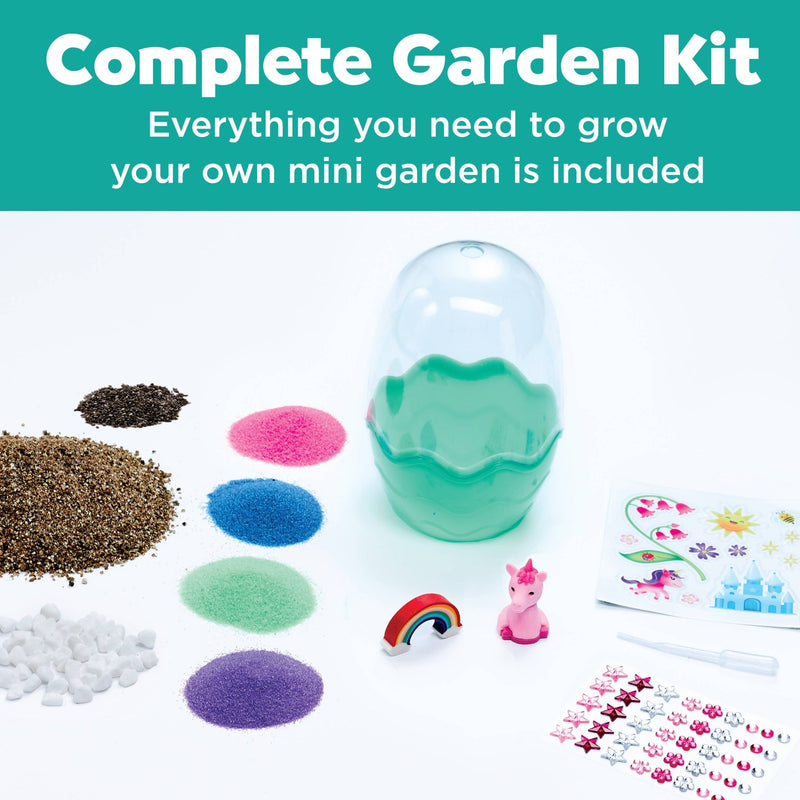 Grow a Mini Garden – Unicorn - DIY Craft Kit for Kids - Needle and Grain
