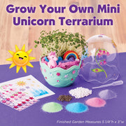 Grow a Mini Garden – Unicorn - DIY Craft Kit for Kids - Needle and Grain