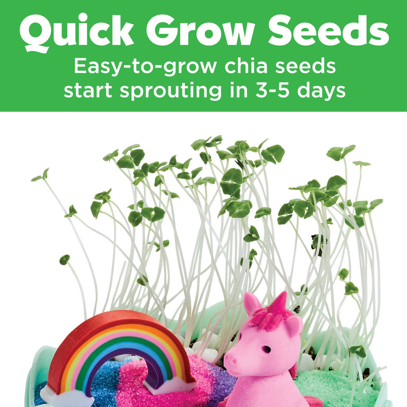 Grow a Mini Garden – Unicorn - DIY Craft Kit for Kids - Needle and Grain