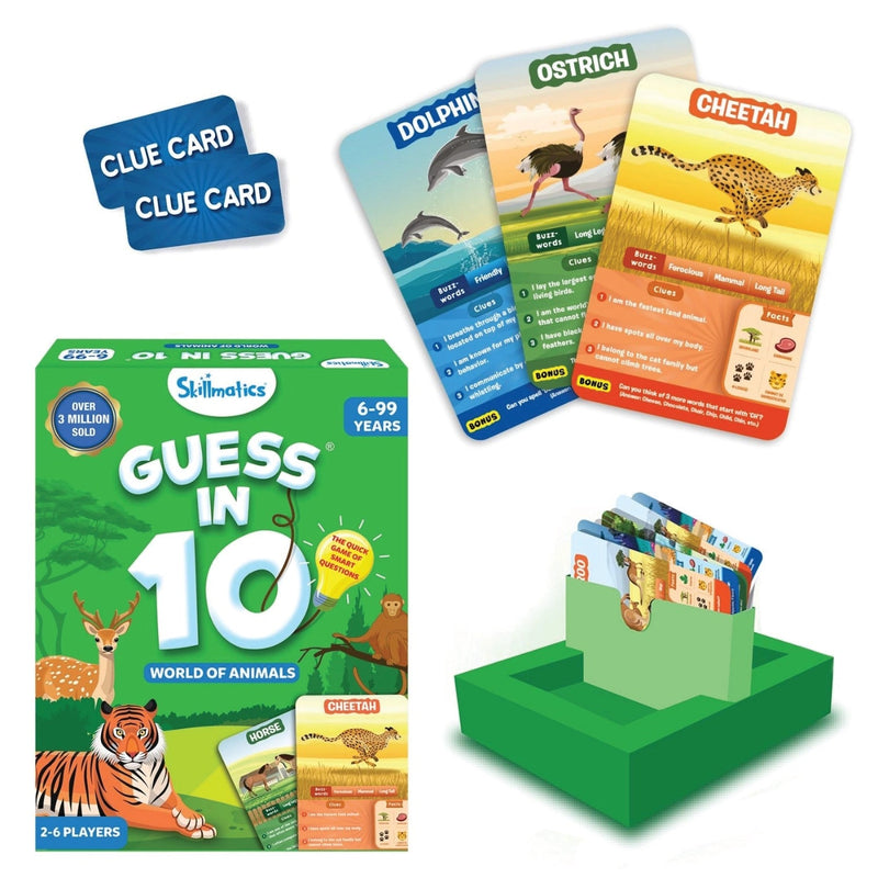 Guess in 10 World of Animal Card Game - Needle and Grain