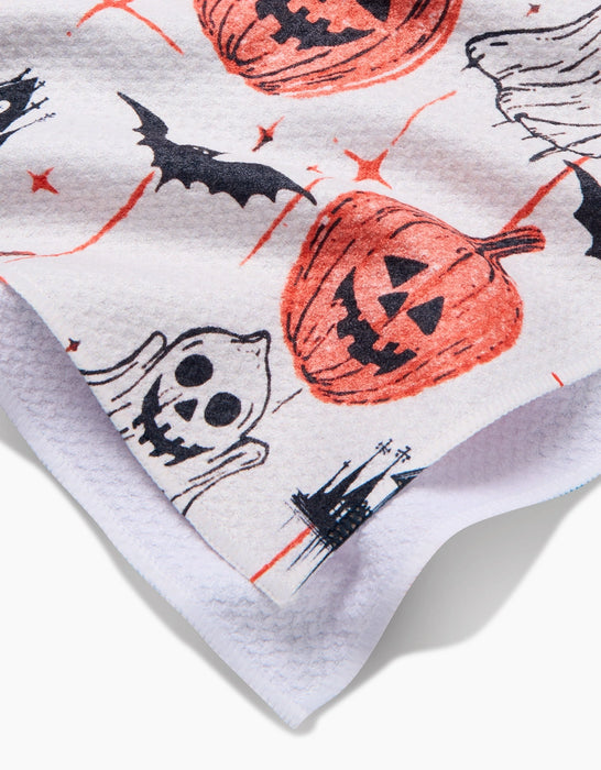 Halloween is Here Microfiber Tea Towel