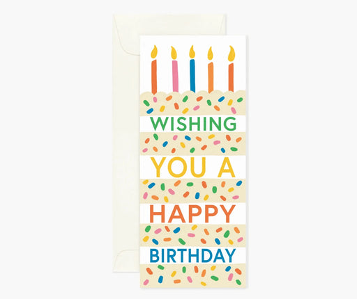 Happy Birthday Cake Card - Needle and Grain