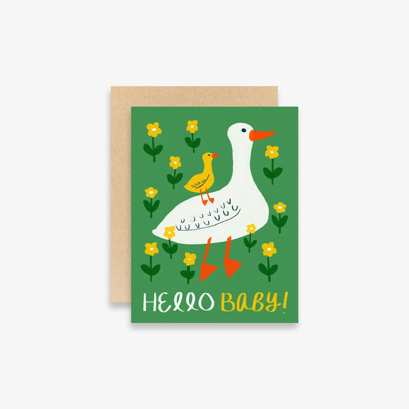 Hello Baby Card - Needle and Grain