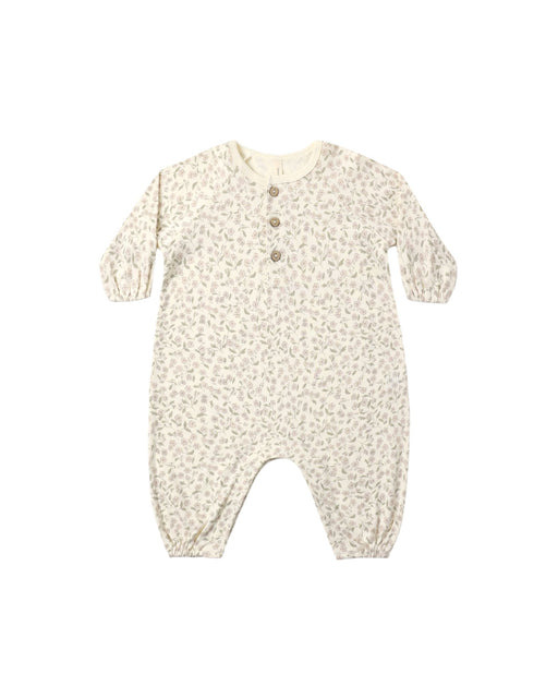 Henley Bubble Jumpsuit in Floret - Needle and Grain