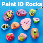 Hide & Seek Rock Painting DIY Craft Kit for Kids - Needle and Grain