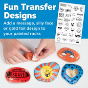 Hide & Seek Rock Painting DIY Craft Kit for Kids - Needle and Grain