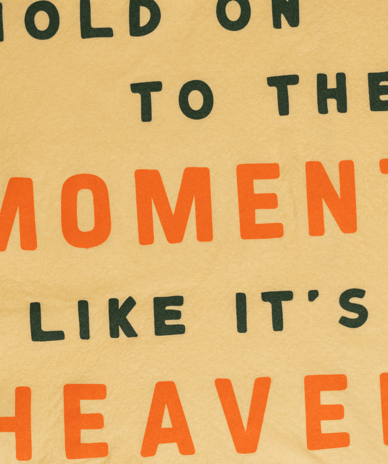 Hold On To The Moment Like It's Heaven Passing Through Camp Flag • Turnpike Troubadours x Oxford Pennant - Needle and Grain