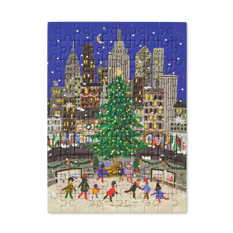 Holiday On Ice Mini Jigsaw Puzzle - Needle and Grain