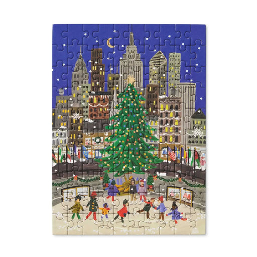 Holiday On Ice Mini Jigsaw Puzzle - Needle and Grain