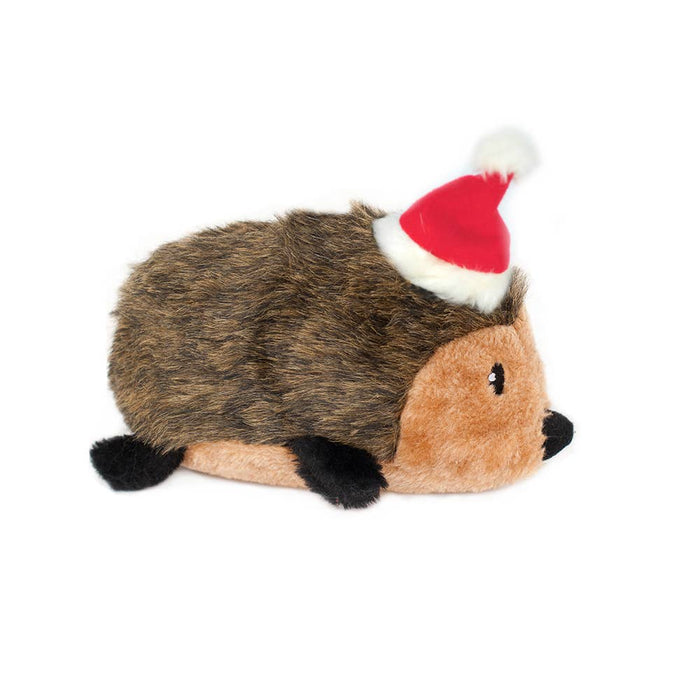 Large Holiday Hedgehog Christmas Dog Toy