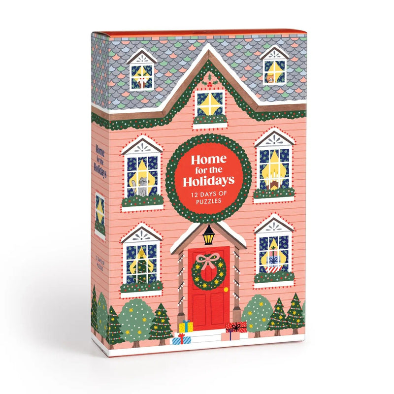 Home For the Holidays 500 Piece Advent Puzzle Calendar - Needle and Grain
