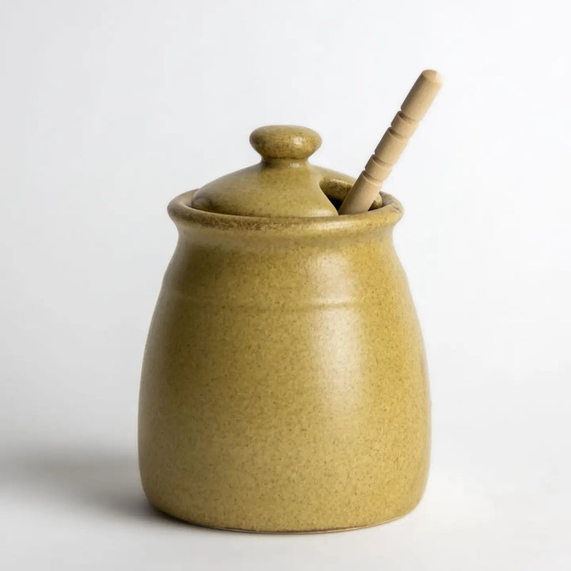 Honey Pot - Go Green Earthware - Needle and Grain