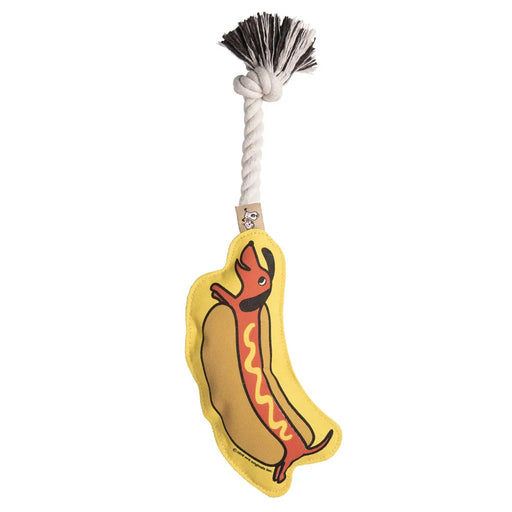 Hot Dog Dog Toy - Needle and Grain
