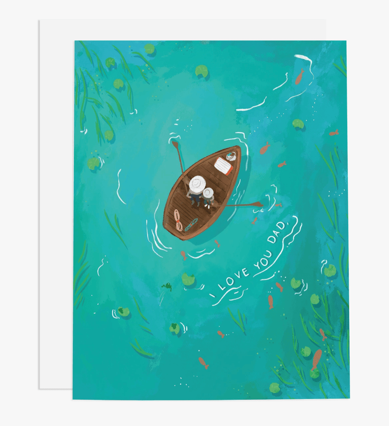 I Love You Dad Greeting Card - Needle and Grain
