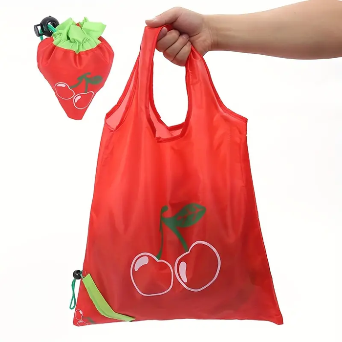 Folding Fruit Reusable Grocery Bags