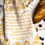 In Christ Alone Tea Towel - Needle and Grain
